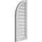 Ekena Millwork Quarter Round Top Left Surface Mount PVC Gable Vent w/ 2"W x 1-1/2"P Brickmould Frame, 14"W x 34"H GVPQL14X3402SN - alternate 3